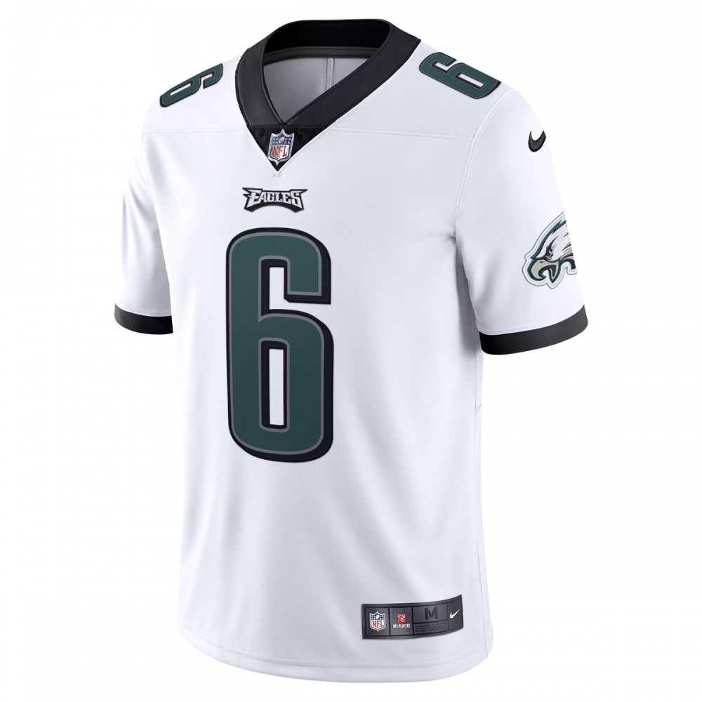 DeVonta Smith Philadelphia Eagles Nike Vapor Limited Jersey - White-GridironStore